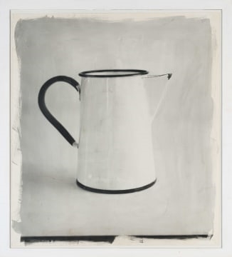 Artwork by Stephen Inggs, Enamel Jug, Made of painted silver gelatin on paper