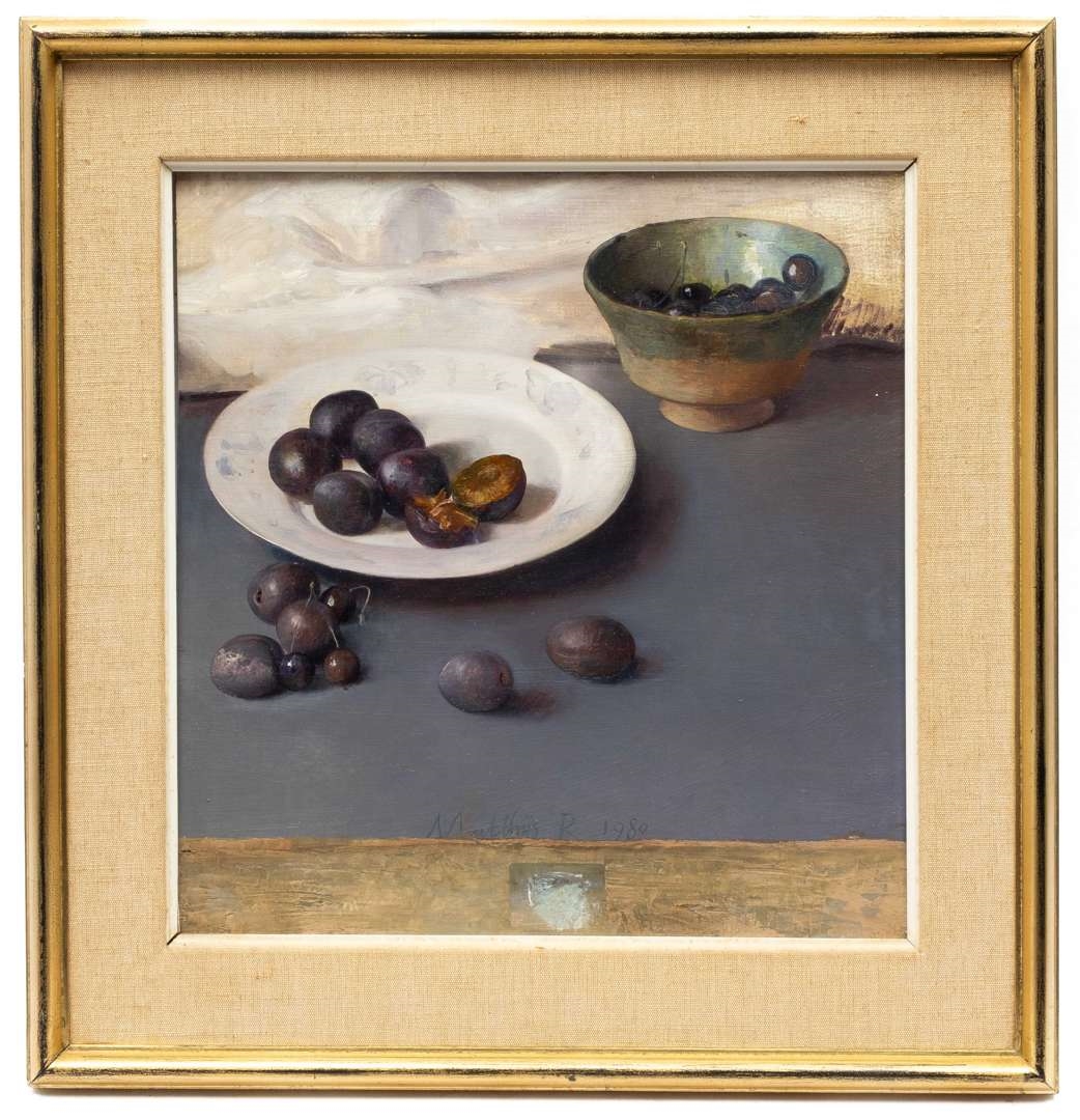 Matthijs Röling | Stilleven met pruimen (Still Life with Plums | MutualArt