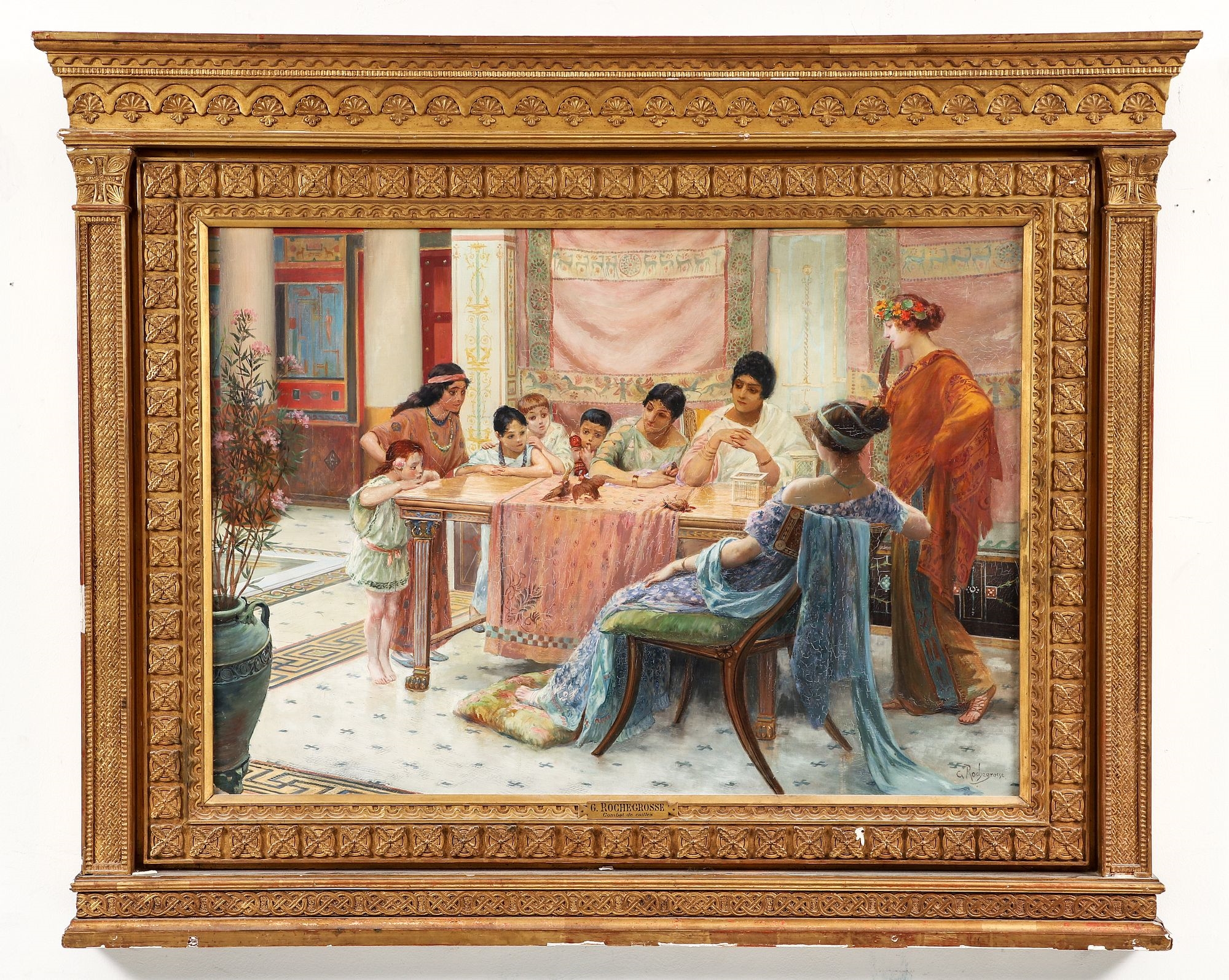 George Rochegrosse | Georges Antoine Rochegrosse Combat de Cailles Oil ...