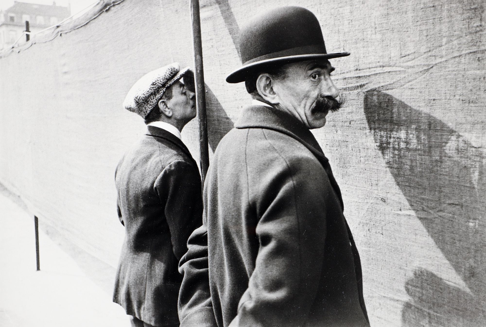 Henri Cartier-Bresson photograph Man Looking Brussels - Henri Cartier-Bresson
