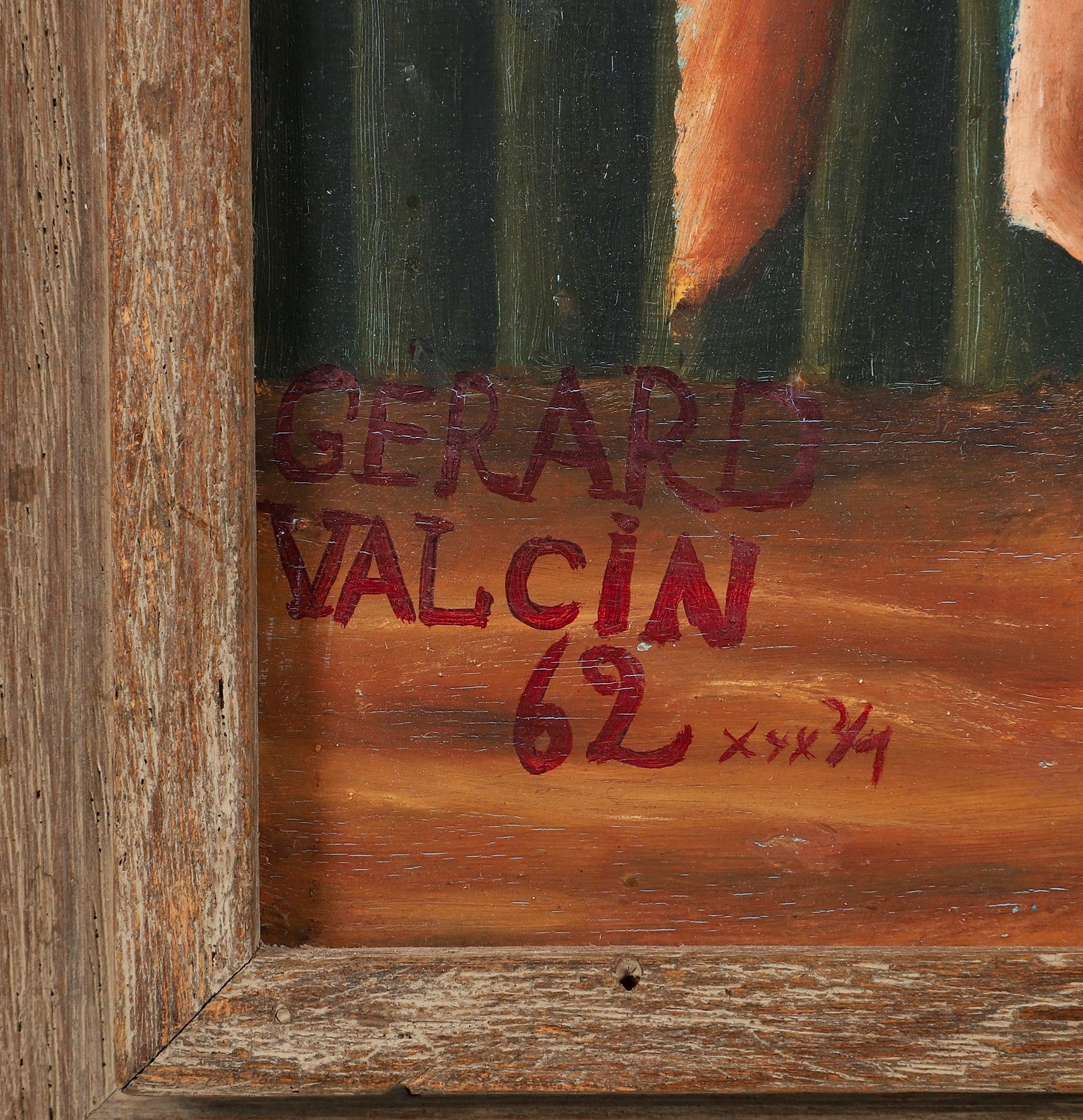 Gerard Valcin | Gerard Valcin Fruit Pickers 1962 Gouache on Board (1962 ...