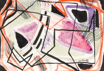 Artwork by Mario Decleva, Ohne Titel, Made of mixed media on paper