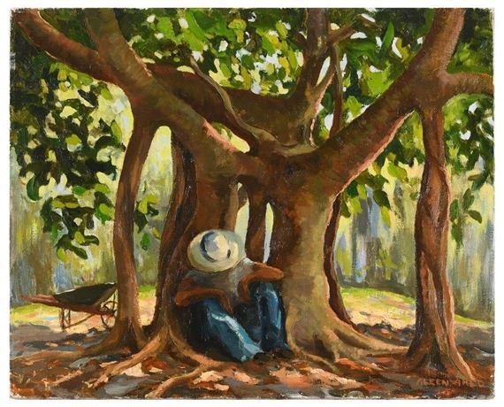 ALEEN AKED FLORIDA PAINTING by Aleen Aked