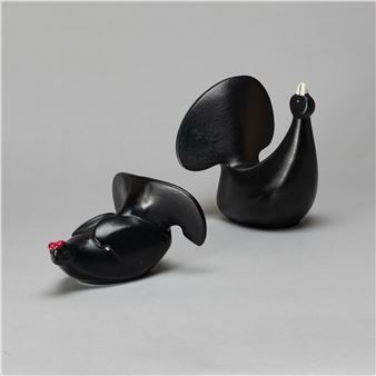 Wood grouse, 2 pieces - Lillemor Mannerheim