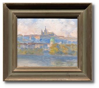 POHLED NA PRAŽSKÝ HRAD - Berta Liebscherová-Havlíčková