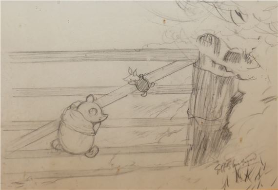 Ernest Howard Shepard | print from Winnie the Pooh | MutualArt