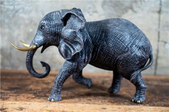 Large Bull Elephant by Barry Stein