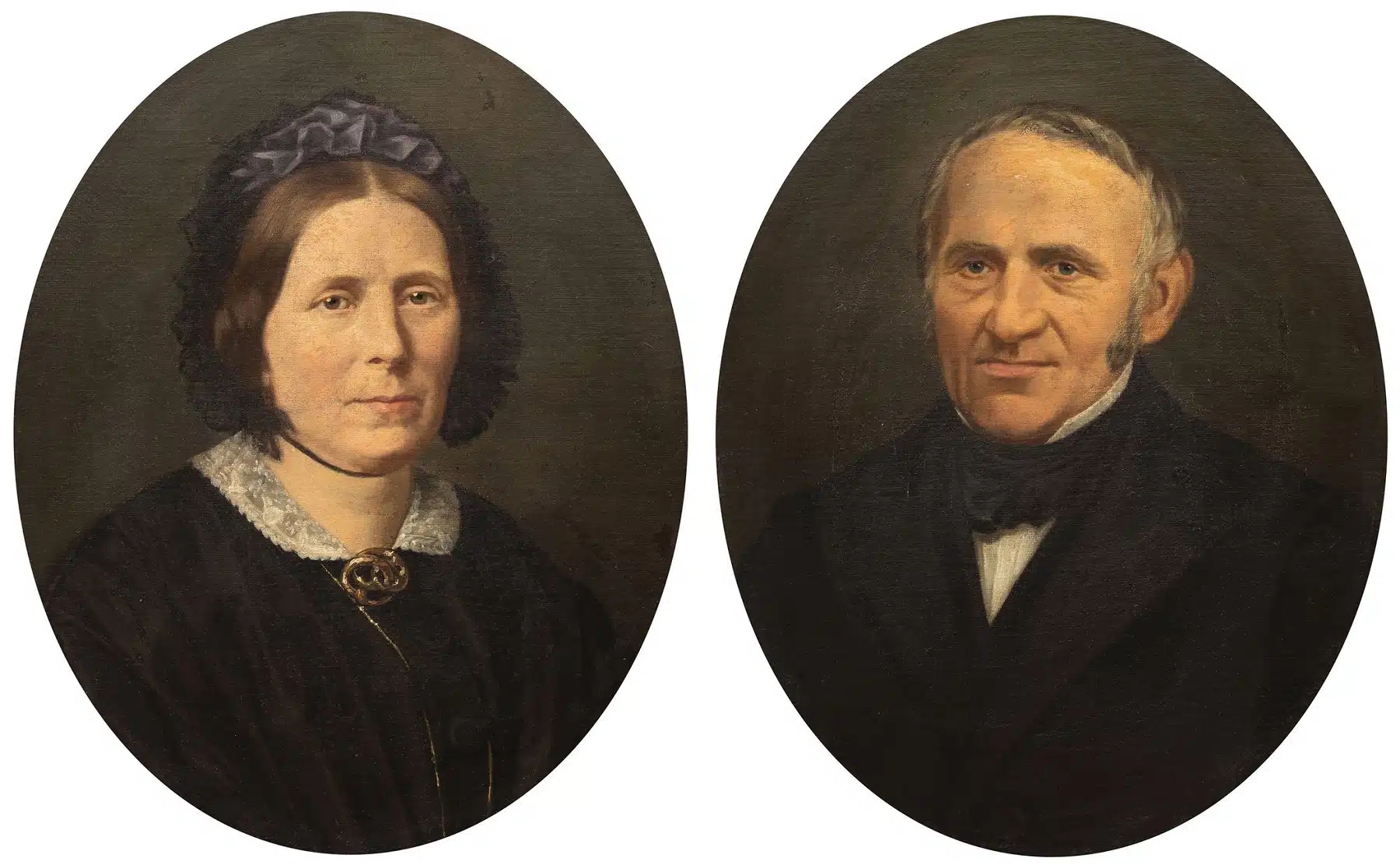 Elisabeth Pochhammer | PARA PORTRETÓW MAŁŻEŃSKICH (1876) | MutualArt