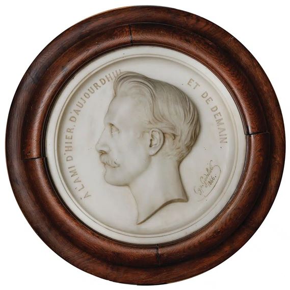 AUTOPORTRET (?) by Cyprian Godebski, 1866