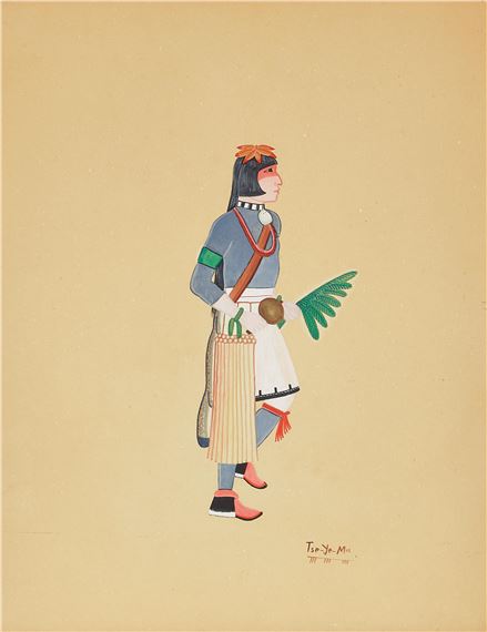 "San Ildefonso Ceremonial Corn Dance," by Romando Vigil