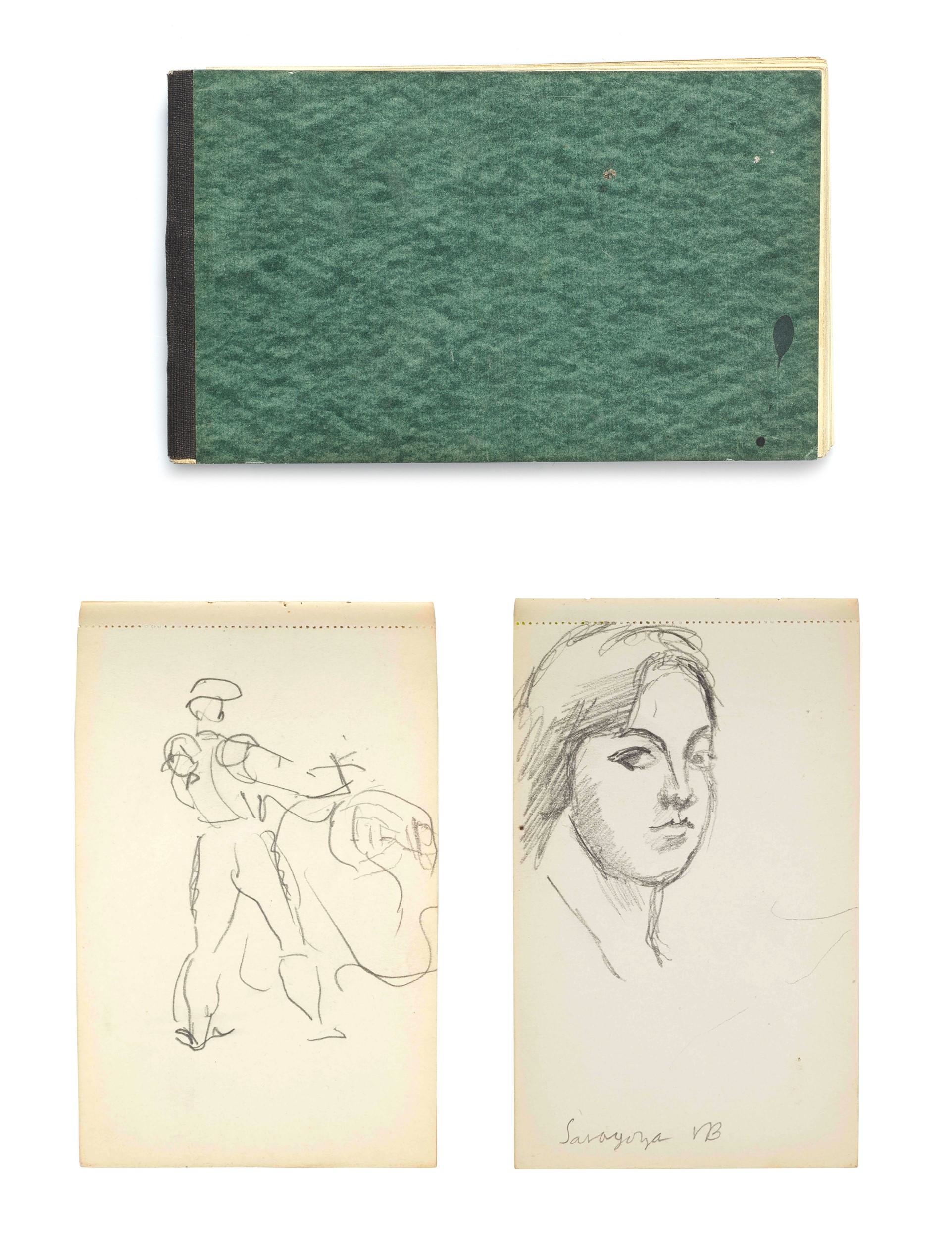 Sketchbook (Paris and Spain) 1923 - Duncan Grant