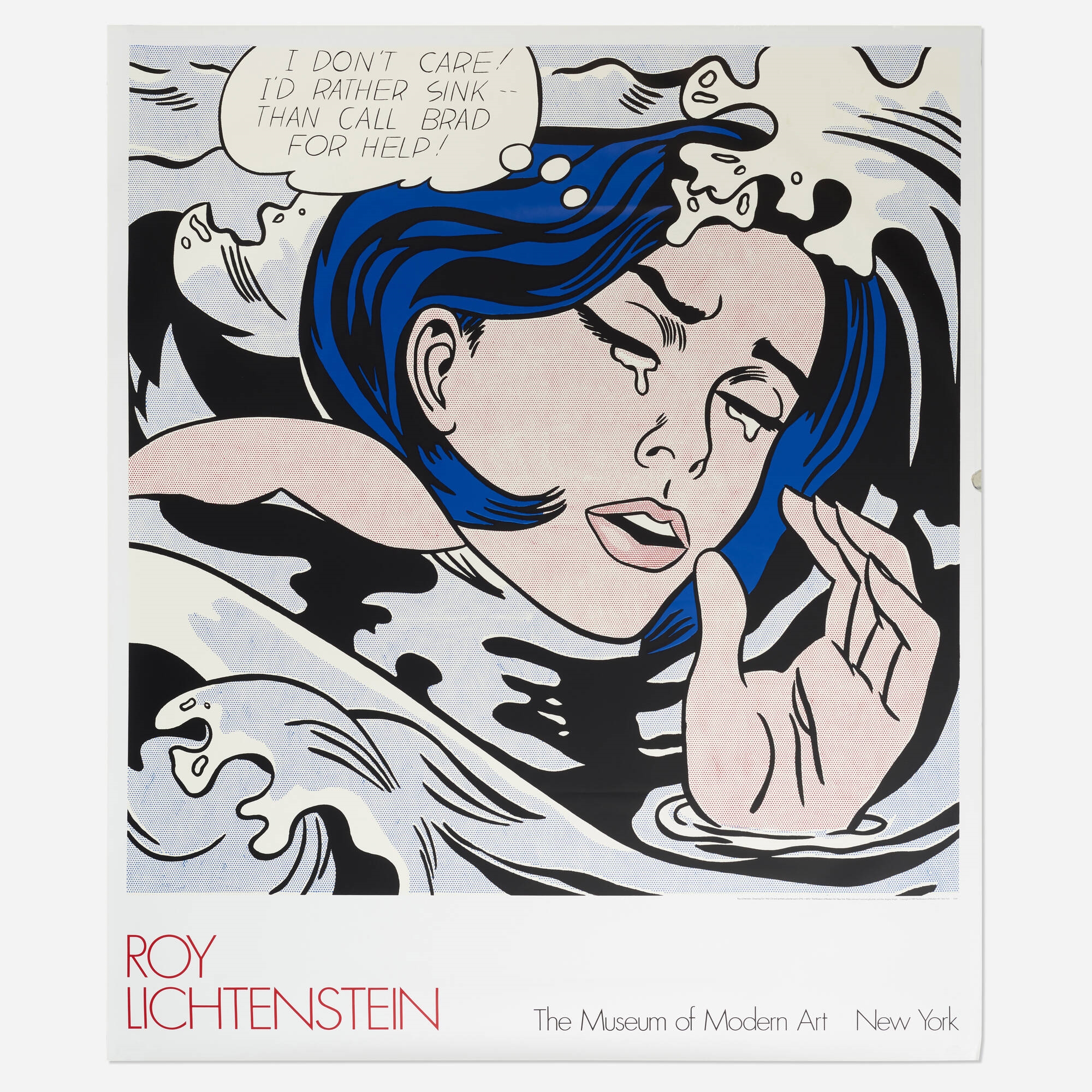 Roy Lichtenstein | Roy Lichtenstein exhibition poster (1989) | MutualArt