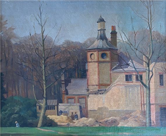 View of a continental house by John Bulloch Souter