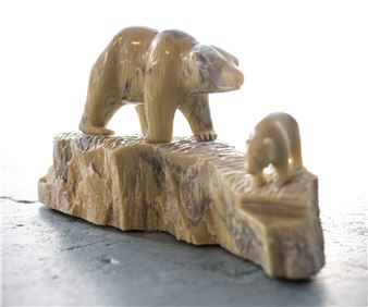 Polar Bear and Cub - Nathaniel Noel