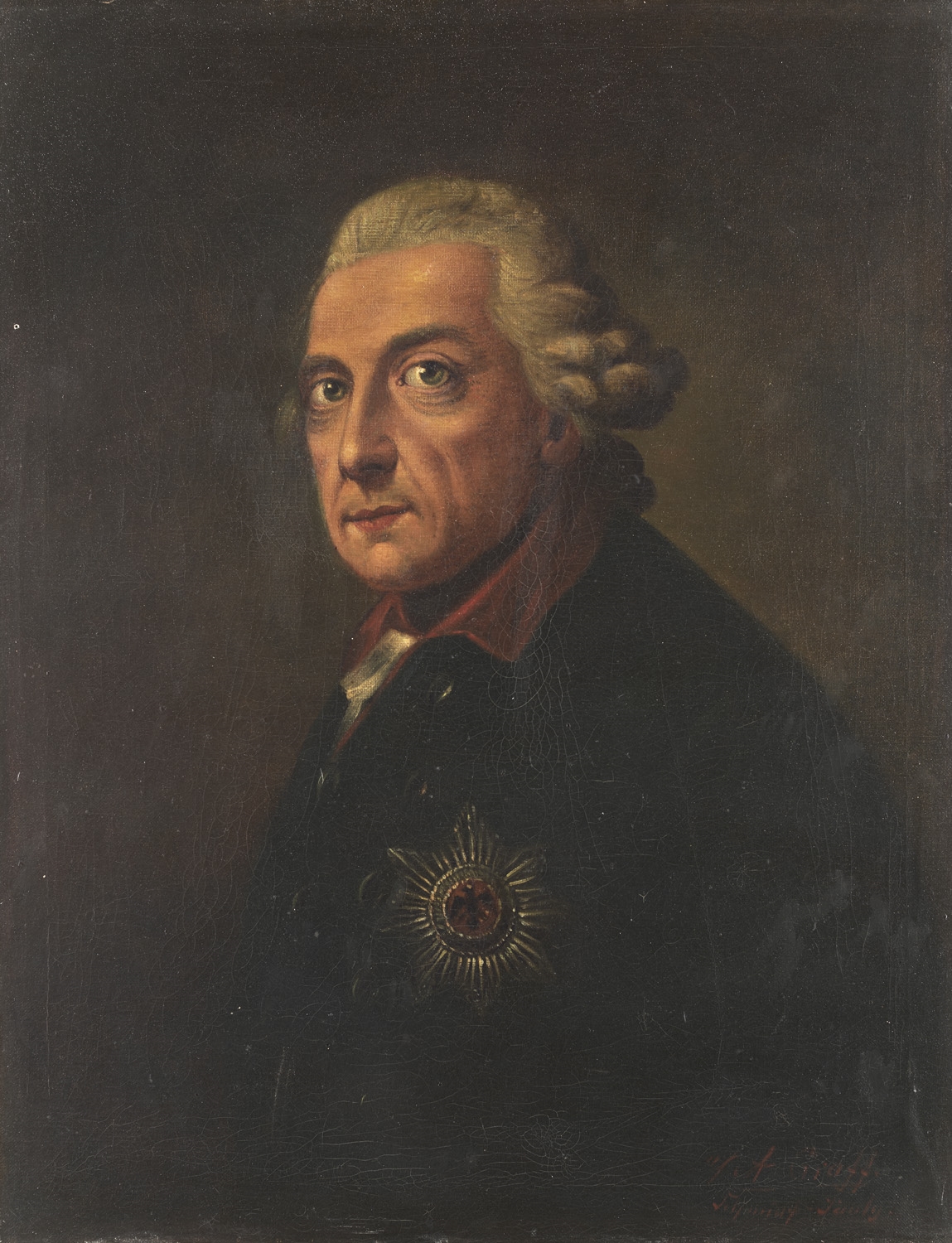 Portrait Friedrich II - Anton Graff