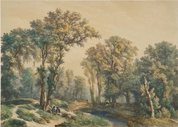 Forêt de Chênes - Hippolyte Girard