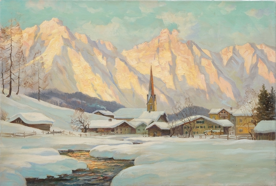 Erwin Kettemann | Winter landscape | MutualArt