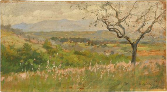 Paesaggio by Francesco Gioli, 1846