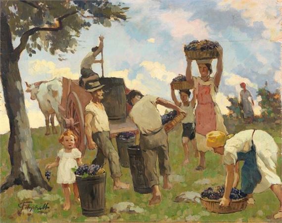 Studio per la vendemmia, 1937 by Cafiero Filippelli, 1937