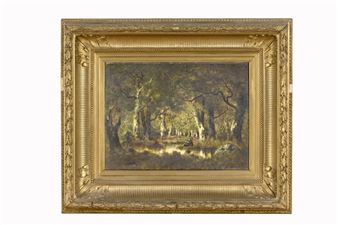 Woman in an undergrowth - Paul Vernon