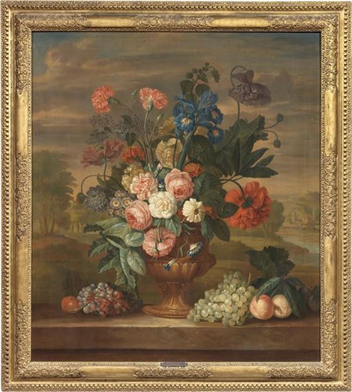 Natura morta con fiori e frutta - Jacobus Van Huysum