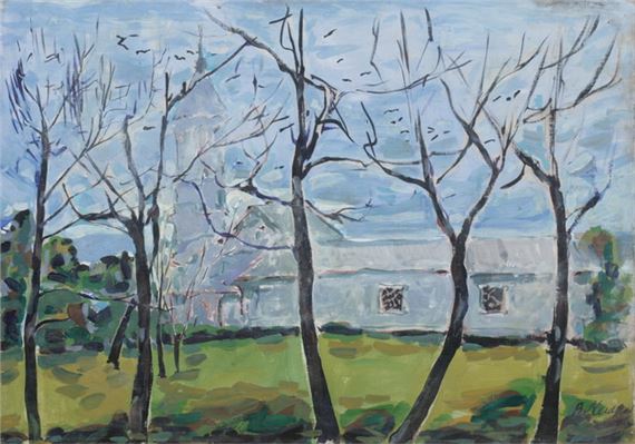 BELFRY IN TUTAEV by Vassily Meshkov, 1946