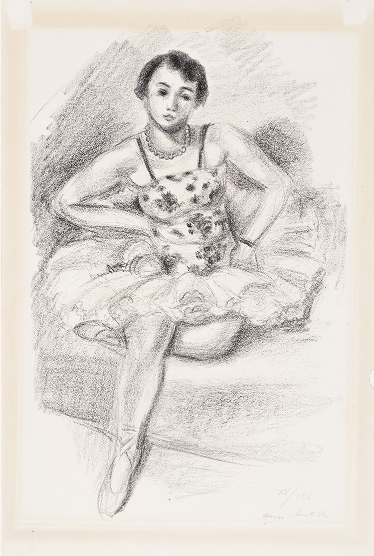 Danseuse assise (from Dix Danseuses - Henri Matisse