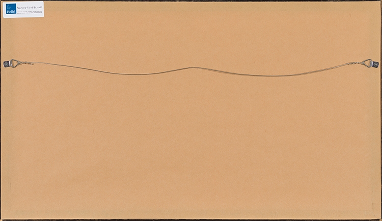 Artwork by Zhu Guosheng, Misty Mountain Fan Leaf in the Manner of Mi Fu, Made of ink on paper