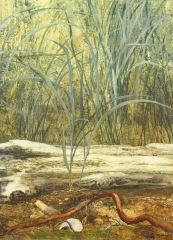 Artwork by Lorraine Surcouf, signed (Lorraine) Surcouf, Made of Egg Tempera on Board