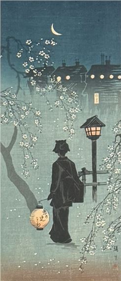 Spring Evening by Takahashi Shōtei
