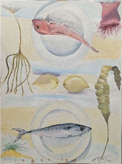 Claudy DALLA FONTANA 50x60 cm Technique Aquarelle by Claudy Dalla Fontana