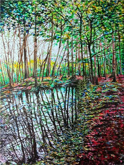 The Enchanted Pond - Clare Wrench