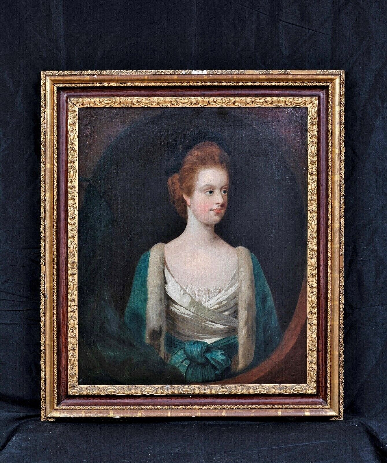 Artwork by Nathan Drake, PORTRAIT OF MISS GRIMSTON OIL PAINTING, Made of oil on canvas painting