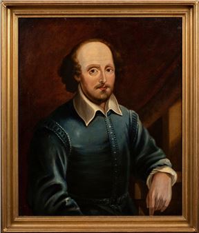 PORTRAIT OF WILLIAM SHAKESPEARE OIL PAINTING - Thomas Spinks