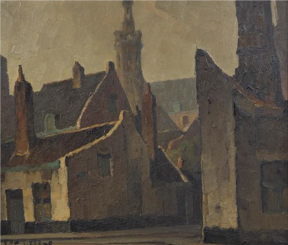 Ghent city view by Piet Lippens