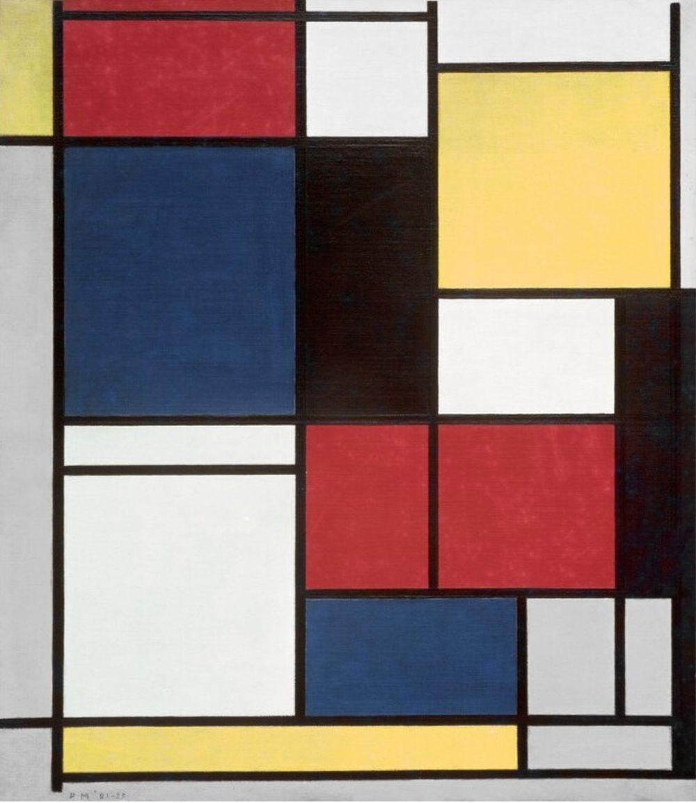 Tableau II by Piet Mondrian, 1921-1925