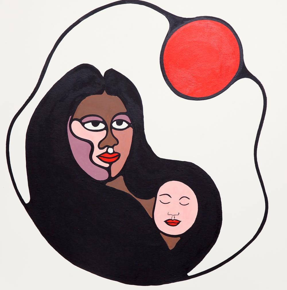 Duke Redbird | Untitled - Mother and Daughter (1998) | MutualArt