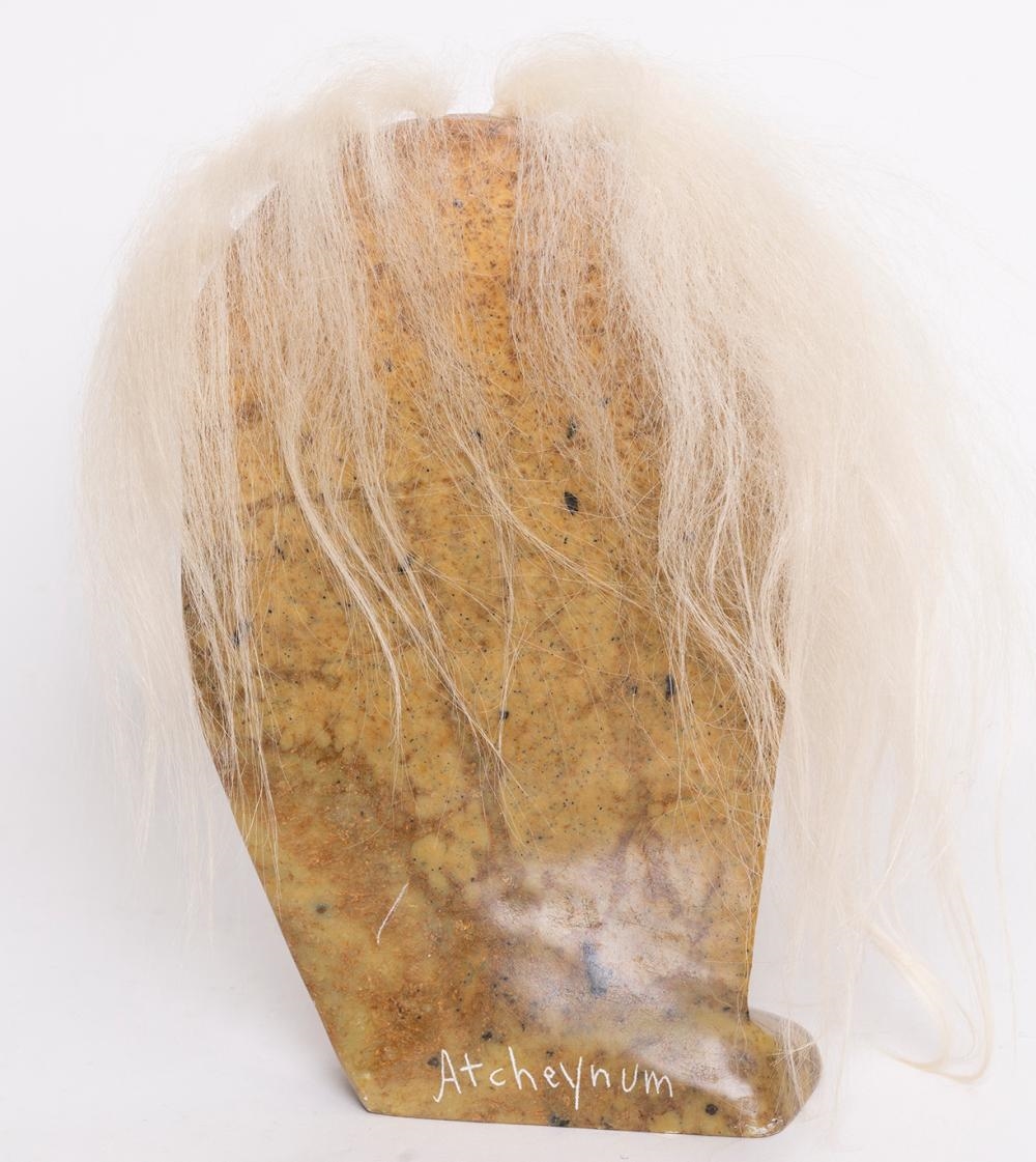 Artwork by Darwin Atcheynum, Untitled - Elder with White Hair, Made of Stone