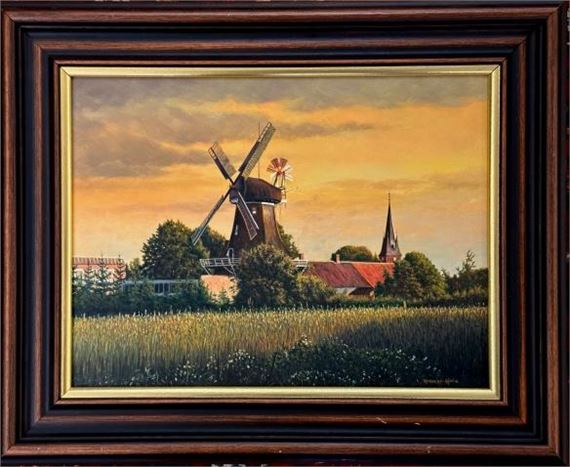 Ansicht der Mühle in Remels/ Uplengen