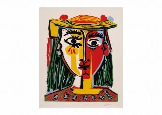 Pablo Picasso | Buste de femme au chapeau | MutualArt