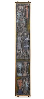 Large brutalist panel made up of twenty-six tiles - Toni Furlan