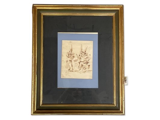 Attr. Dom Tiepolo Watercolor/Paper - Giovanni Domenico Tiepolo