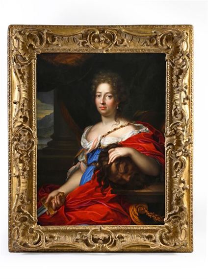 Portrait as Judith, presumed to be of the Marquise de Montespan by Gabriel Revel, 1688