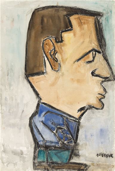 Man in Profile, by Michael Lekakis