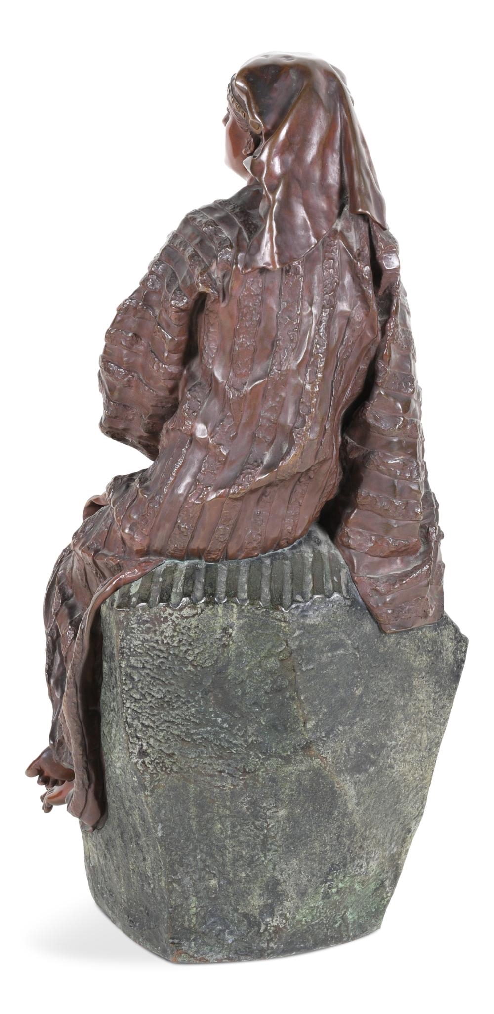 Gaston Veuvenot Leroux | BRONZE FIGURE OF AIDA | MutualArt