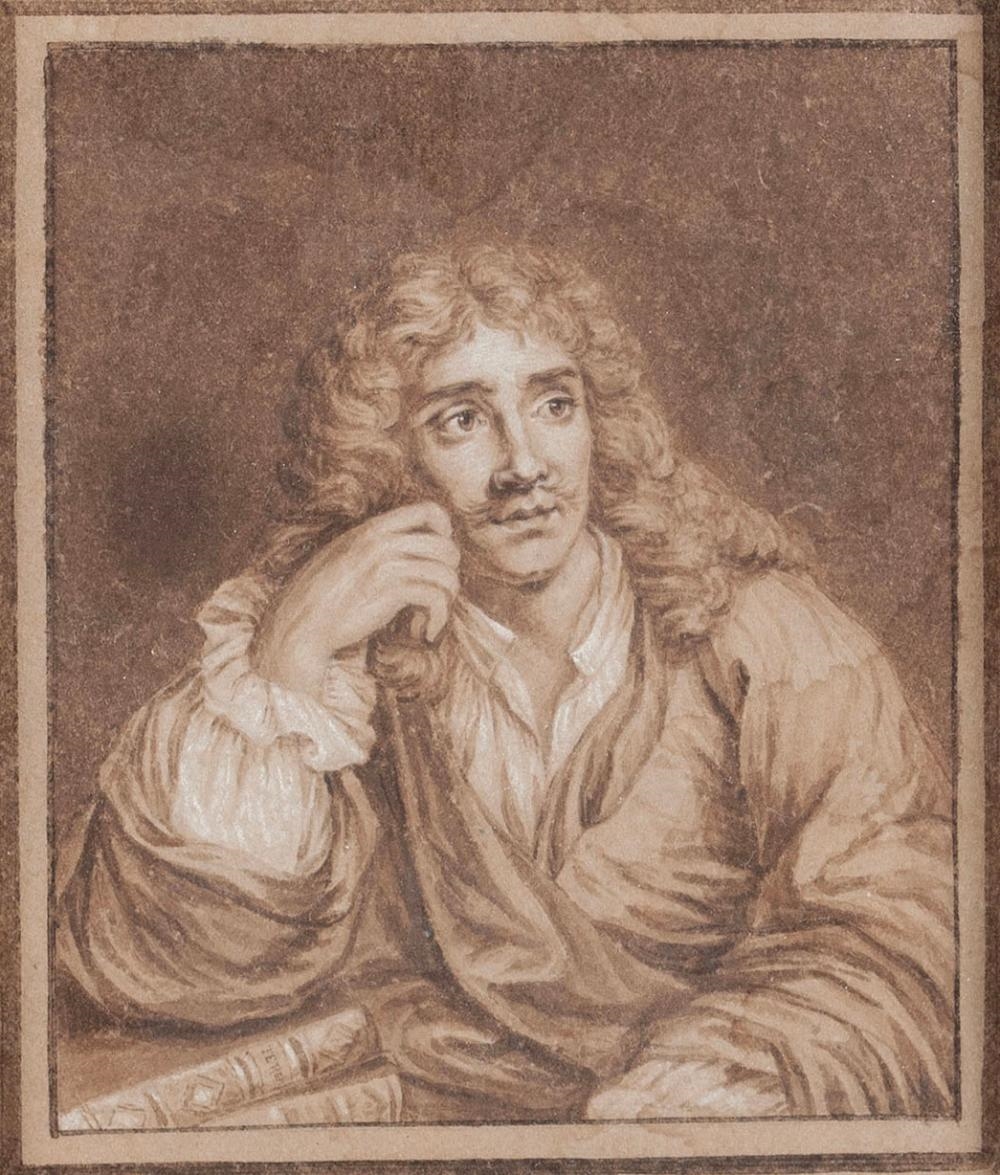 PORTRAIT OF MOLIERE AFTER CHARLES-ANTOINE COYPEL - Charles-Antoine Coypel