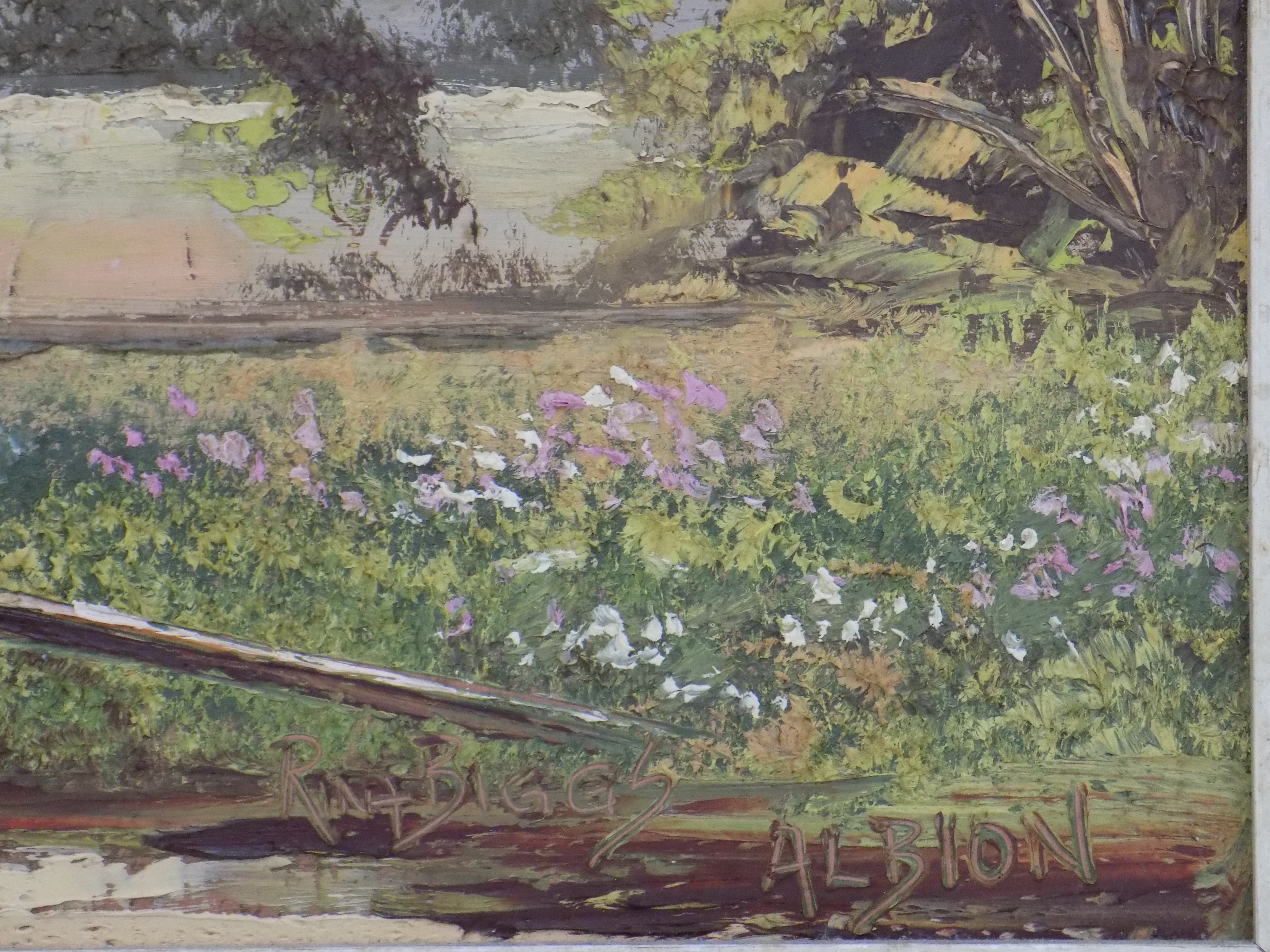 Artwork by Rina Biggs, Albion, Made of OIL ON BOARD