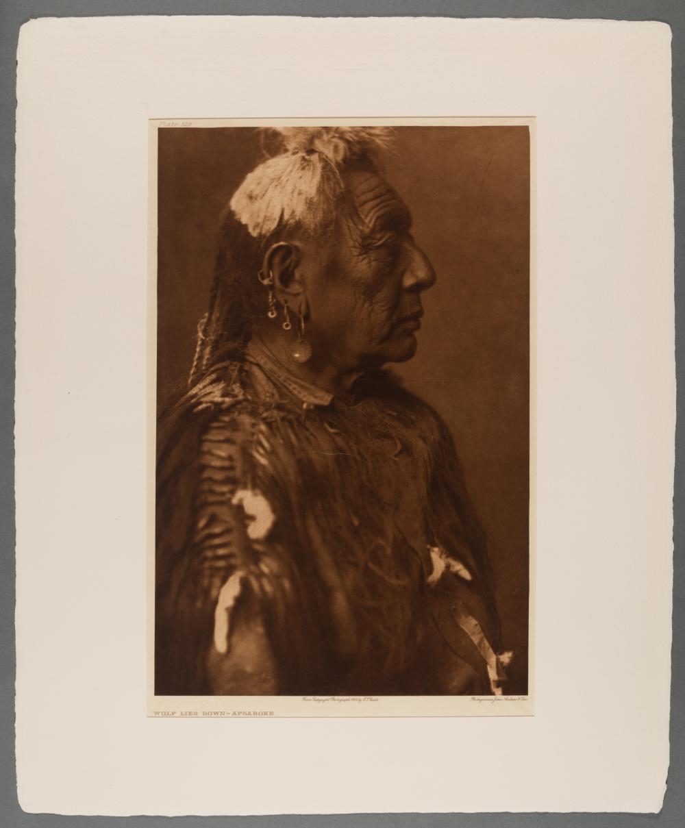 Edward S. Curtis | Hoop on the Forehead - Apsaroke, 1908 (1908) | MutualArt