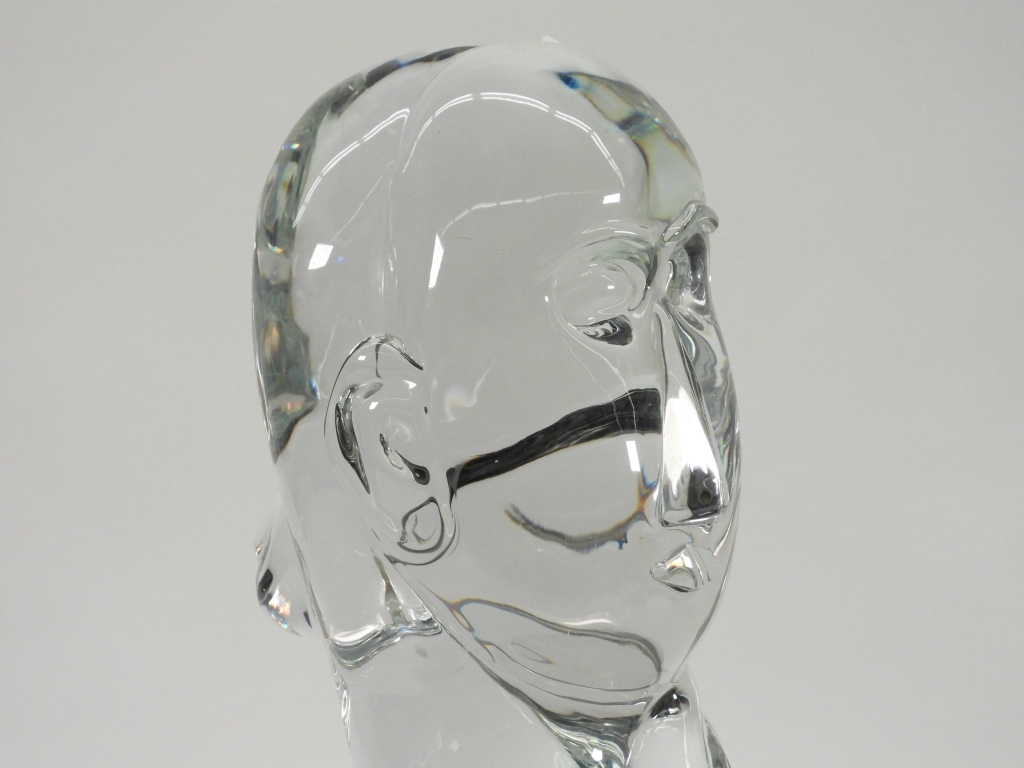Walter Furlan Glass Bust of a Woman - Walter Furlan