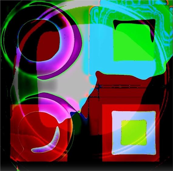 Four Asemic Squares - Giuseppe Calandriello